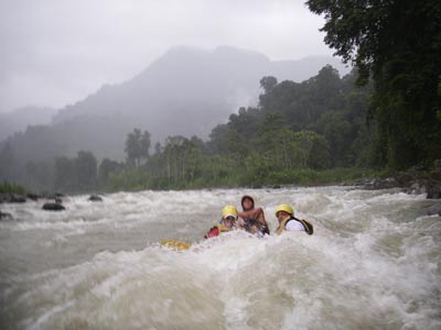 High water mini me adventure at Rafiki
