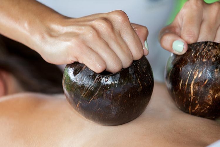 coconut massage