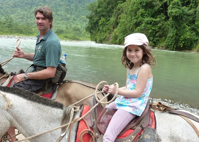 horsesgirl horseback Riding at Rafiki Safari Lodge