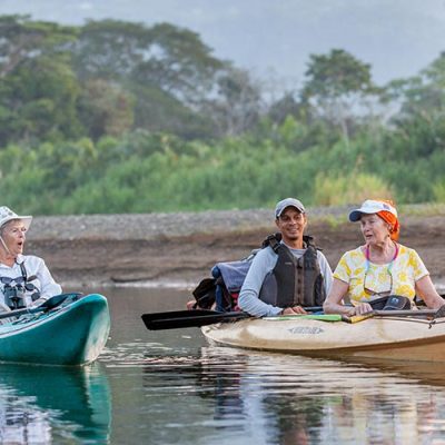 Calm kayak trip, Savegre River