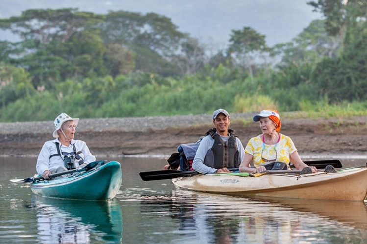 Calm kayak trip, Savegre River