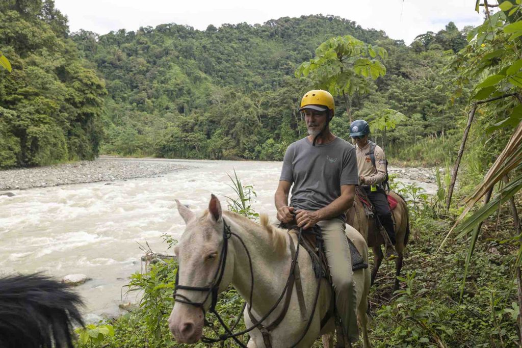 Horseback riding at Rafiki Safari Lodge