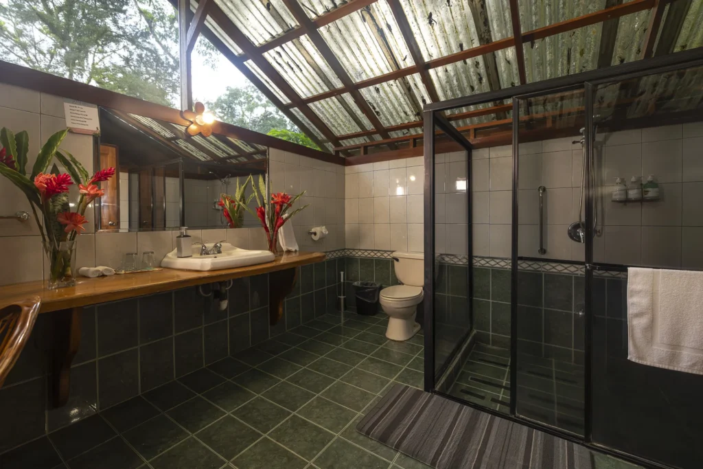 Private bathroom with walk-in shower
